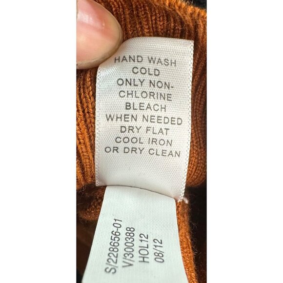 Banana Republic Mens Sz L Merino Wool Ribbed Pullover Sweater Academia Old Money - Picture 5 of 8